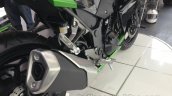 Kawasaki Z250 tailpipe from the India launch