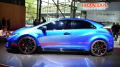 New Honda Civic Type R Concept II side at the 2014 Paris Motor Show