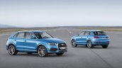 2015 Audi Q3 facelift front and rear quarter