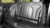BMW M4 Coupe rear seat for India