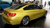 BMW M4 Coupe rear three quarters right for India