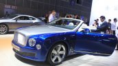Bentley Grand Convertible front three quarters at the 2014 Los Angeles Auto Show