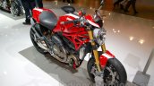 Ducati Monster 1200 S Stripe front three quarters left at the EICMA 2014
