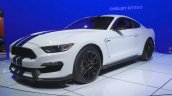 Ford Shelby GT350 Mustang front three quarters right at the 2014 Los Angeles Auto Show