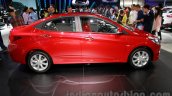 Hyundai Verna Facelift side at the 2014 Guangzhou Auto Show