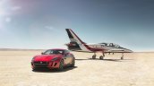 Jaguar F-Type R Coupe AWD with a jet
