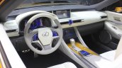 Lexus LF-C2 concept dashboard at the 2014 Los Angeles Auto Show