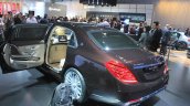 Mercedes-Maybach S600 rear three quarters at the 2014 Los Angeles Auto Show