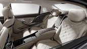 Mercedes-Maybach S600 teaser rear seat
