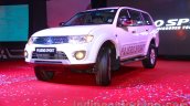 Mitsubishi Pajero Sport AT front three quarters right at the Indian launch
