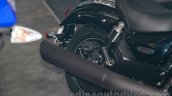 Triumph Rocket X Special Edition tailpipe at EICMA 2014