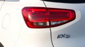 2015 Kia KX3 production spied tail lamp