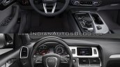 2016 Audi Q7 vs 2012 Audi Q7 dashboard