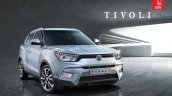 2016 Ssangyong Tivoli compact SUV front three quarter