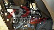 Honda CB Unicorn 160 snapped during TVC shoot  engine