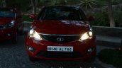 Tata Bolt front with lights on