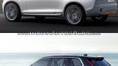 Volvo XC Coupe Concept Vs 2015 Volvo XC90 profile