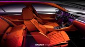 2016 Skoda Superb interior sketch