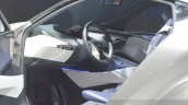 Lexus LF-SA Concept steering at 2015 Geneva Motor Show