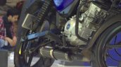 Bajaj Café Racer Boxer 150 engine and exhaust