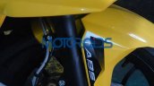 Bajaj Pulsar RS200 right front latest images from dealership