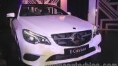 Mercedes E400 Cabriolet front three quarter from the launch in India