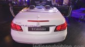 Mercedes E400 Cabriolet rear view from the launch in India