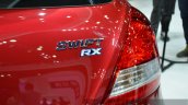 Suzuki Swift RX badge at the 2015 Bangkok Motor Show