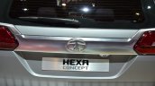 Tata Hexa rear embellishment at the 2015 Geneva Motor Show