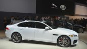 2016 Jaguar XF side at the 2015 New York Auto Show