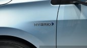 Toyota Corolla Hybrid badge fender at Auto Shanghai 2015
