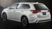 2016 Mitsubishi Outlander facelift rear brochure