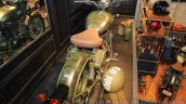 Royal Enfield Classic 500 Limited Edition Battle green despatch top view unveiled at new flagship store