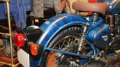 Royal Enfield Classic 500 Limited Edition Squadron Blue despatch rear fender unveiled at new flagship store