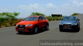 2015 Audi Q3 facelift front quarters tracking India Review