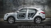 2015 Hyundai Creta side body structure unveiled press image