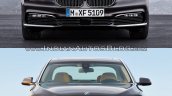 2016 BMW 7 Series vs 2014 BMW 7 Series front Old vs New