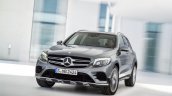 2016 Mercedes GLC dynamic front shot unveiled press images