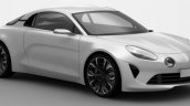 2016 Renault Alpine near-production concept front three quarter revealed in patent images