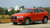 Audi Q3 facelift front quarter India Review