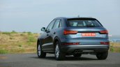Audi Q3 facelift rear three quarter India Review