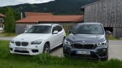 2016 BMW X1 (F48) front quarter compared with 2014 BMW X1 (E84)