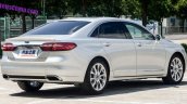 2016 Ford Taurus rear three quarter spotted in the flesh post unveil