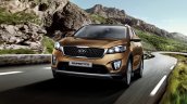 2016 Kia Sorento front quarter launched in South Africa