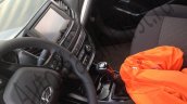 2016 Lada Vesta front cabin spotted with a touchscreen system