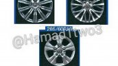 2016 Lexus LX alloy rims options spotted in the metal for first time