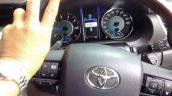 2016 Toyota Fortuner steering wheel spied