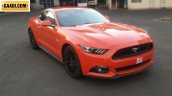 Ford Mustang GT front quarter India spied