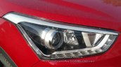 Hyundai Creta SX diesel projector headlight dealer spied