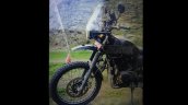 Royal Enfield Himalayan front wheel spied